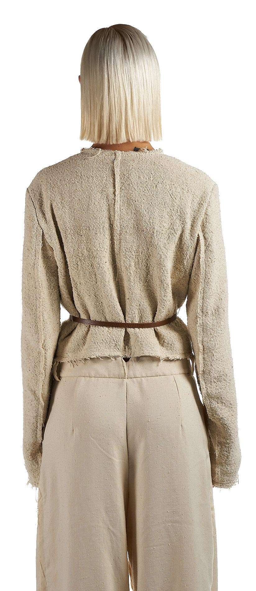 DANIELE BASTA LEATHER AND SILVER JACKET 